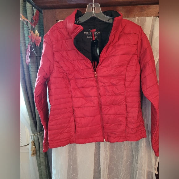 Miss London Black Label Womens Jacket Size L NWT - Picture 1 of 5